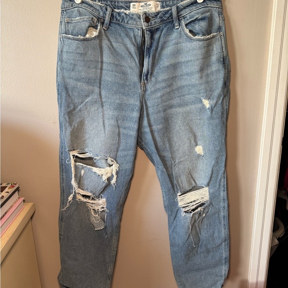 Blue Distressed Jeans - Picture 1 of 7